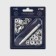 Installation buttons, omega (o-shaped), d = 15 mm, 6 pcs, with the installer, silver color