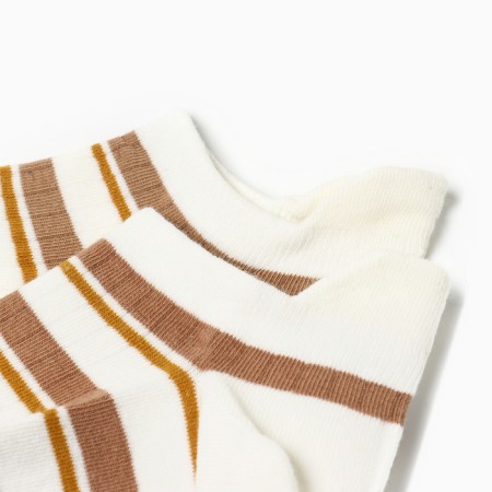 Women's socks "bears", milk color, size 36-40-1