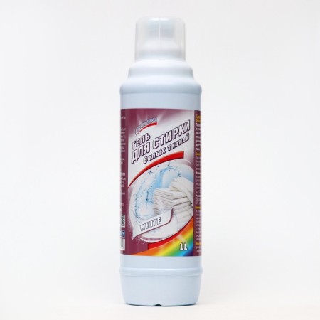 Liquid for washing "fresh", gel, for white tissues, 1 liter-2