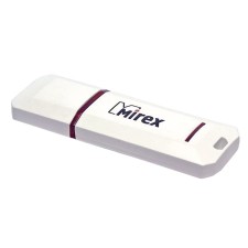 Флешка Mirex KNIGHT WHITE, 8 Гб, USB2.0, чт до 25 Мб/с, зап до 15 Мб/с, белая