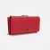 Women's wallet on magnets, red color