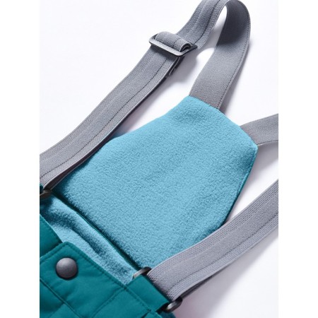 Ski costume for a girl, height 98 cm, turquoise color-17