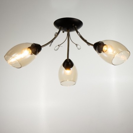 Chandelier "View" 3x60W E27 black-1