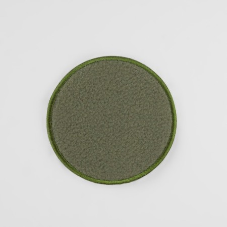 Circle thermal appliance, fleece, 7.3 × 7.3 cm, khaki color-1