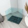A cage with a hatch for dogs and cats, 85 x 60 x 70 cm, blue