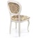 Wooden chair Adriano Buke/Fabric, milk/beige 50x54x96 cm