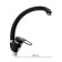 Comer for the kitchen "Everest" B59-0256, single-leaf, high spout, on a nut, black