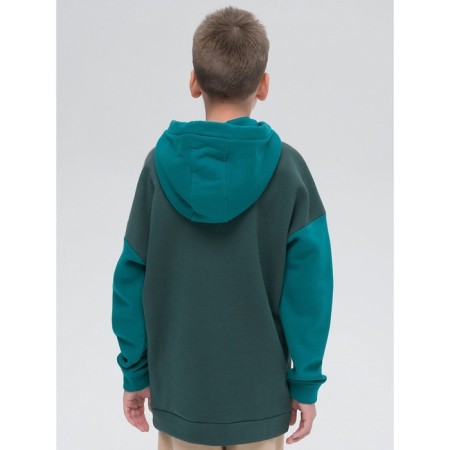 Hudy for the boy Pelican, height 164 cm, green color-8
