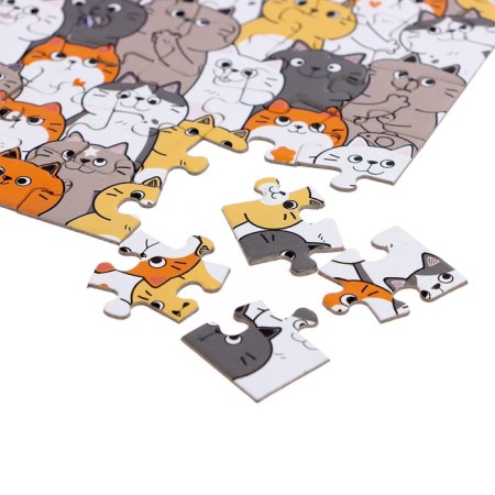 Thermal engine with puzzle "Cute cats", 54 elements, 250 ml-4