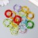 Decor for creativity Plastic "Uneven Ring" MIX 0.6x2.8x2.8 cm