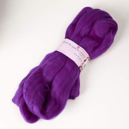 Fasting wool 100% thin wool 50g (698-t. Violet)-1
