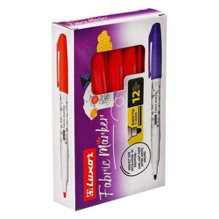 1-2 mm Luxor fabric "Fabric", bullet, red-3