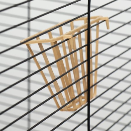 Hay feeder, plastic, 9.5 x 7.5 x 5cm, beige-3