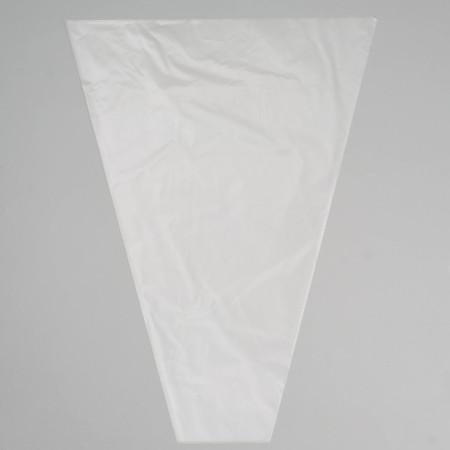 Packet for flowers cone "Alice", transparent, 45 x 60 cm