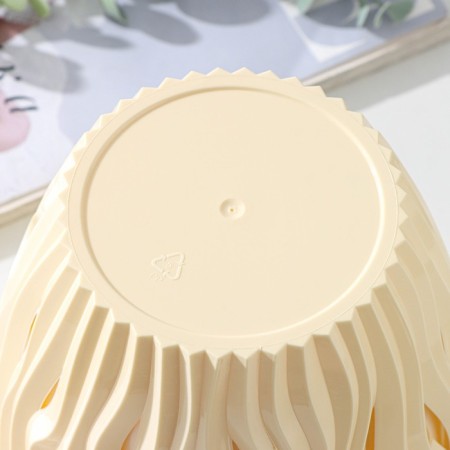 Kashpo with an insert “inspiration”, 2.25 l, d = 17.5 cm, h = 15 cm, yellow color-4