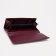 Women's wallet on magnets, burgundy color