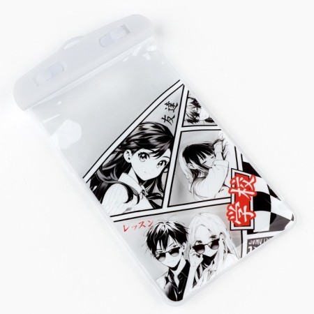 The waterproof cover "Anime" is black white, 12 x 21 cm-1