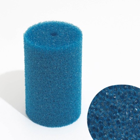Round sponge No. 5, coarse, 10 x 10 x 16 cm, blue