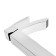 Accoona A9123 shell mixer, single, tall, chrome