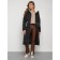 Coat insulated winter female, size 50, black color