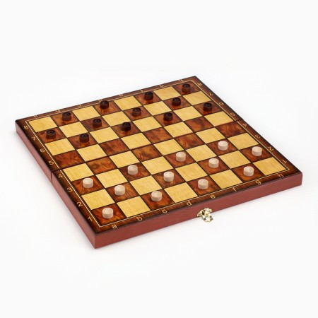 Board game 3 in 1 "Classic": chess, checkers, backgammon, wood 40 x 40 cm-3