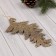Christmas tree decoration "Peryshko" (set 2 pcs) 8x16 cm, gold