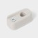 A spoon for shoes with a magnetic holder, 61.5x4.1x2 cm, plastic, white color