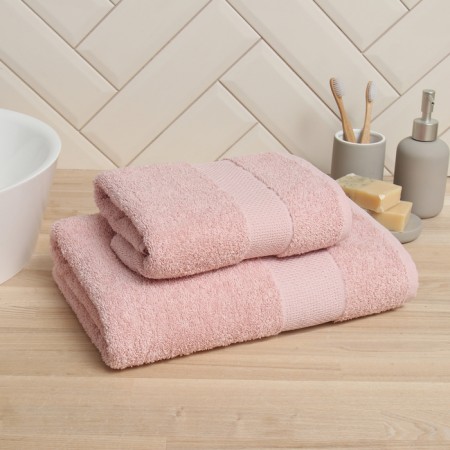 Trush towel Lovelife "Tenderness" 50*90 cm, col. Pink, 100% cotton, 450 g/m2