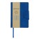 Notepad A6+, 80 sheets, covering artificial leather, lies, a magnetic valve with thermoting, an offset block 80g/m2, blue