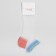 Women's socks glass minku color blue/pink, size 36-37 (23 cm)