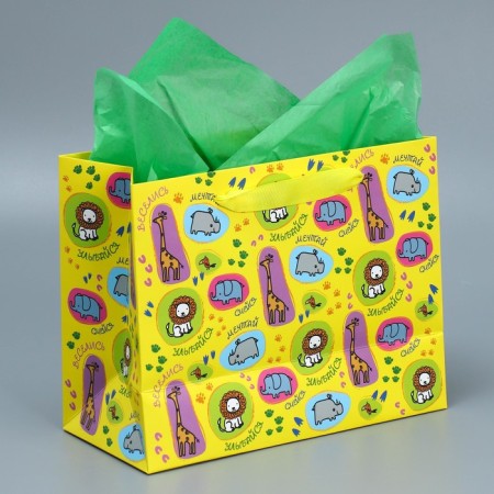 Gift package laminated with quiet, packaging, “Smile”, MS 23 x 18 x 10 cm-2