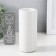Ceramics candlestick per 1 candle "drops of water" d = 4 cm white 6.5x6.5x14.5 cm