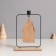 Climber metal, wood on 1 candle "House" d = 2 cm 6x15x24 cm