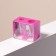 Cosmetic sharpener, with a lid, double, mix color