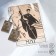 Earrings "Tarot" magician, silver color