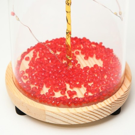 Nightnick KOBE "Red flowers" LED from batteries 3xlr44 11x11x19 cm Risalux-4