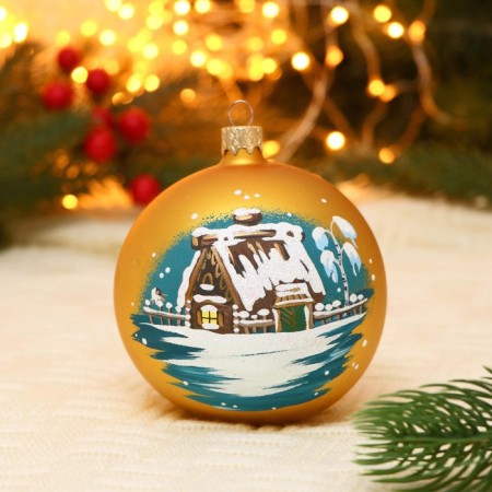 Ball "House" 9.5 cm mix-8