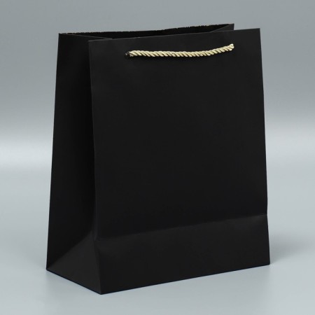 Gift package, packaging, “Happy Birthday” black craft, 23 x 27 x 11.5 cm-3