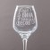 Glass for the wine "Libra" engraving, 350 ml