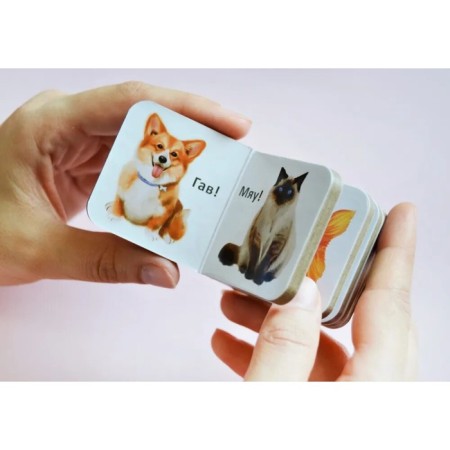 Books Cubes. Mini - books "World around me"-3