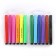 Flomasters 12 colors in a plastic penalty, triangular, thick, ventilated cap