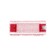 WET mops nozzle, flat microfiber, red/white color, 40 cm