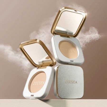 Compact powder Zeze Soft Velvet Pressed Powder, tone 01 pearl, 7 g