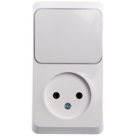 Block, OP, Study Sche BPA16-204B, 1 key, socket, white color