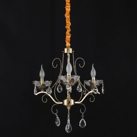 Crystal Crystal Economic light 15002/3AB+WT, 3x40W, E14, 82x48x48 cm, bronze color