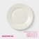 Porcelain dessert plate with a thickened edge of the White Label, D = 17.5 cm, white color