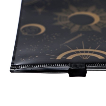 The convert folder on ZIP-Molniya B5 (288 x 198 mm), 180 μm, Erichkrause Magic Sky, opaque, embossing, black-2