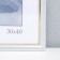 Photo frame Plastic "Office 8" 30x40 cm, silver