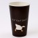 A one -time paper glass for coffee "Goose", 400 ml
