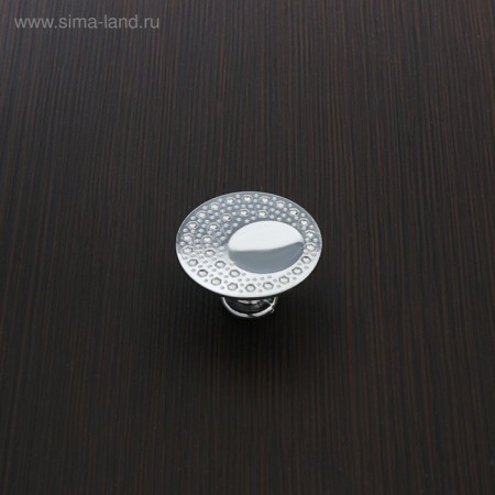 Ручка кнопка ТУНДРА РК020CP, цвет хром, 8 шт TMP-1